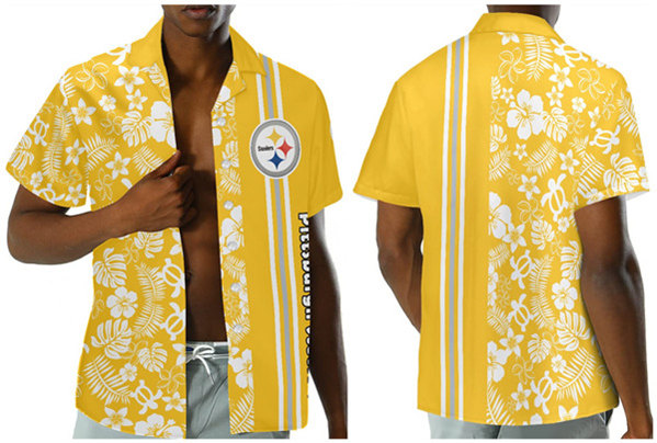 Men's Pittsburgh Steelers Yellow Jersey